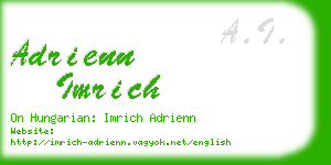 adrienn imrich business card